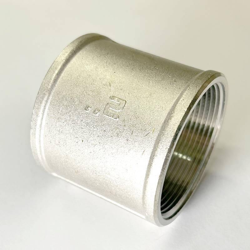 Муфта резьбовая LD Pride DN50 2 дюйма ВР-ВР никелированная латунь LD.67.502.50