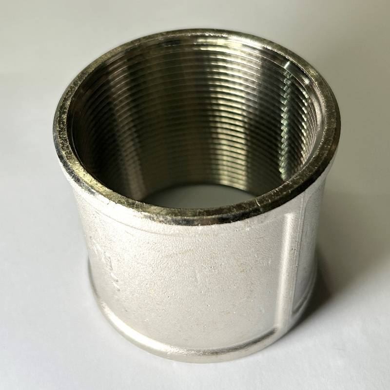 Муфта резьбовая LD Pride DN50 2 дюйма ВР-ВР никелированная латунь LD.67.502.50