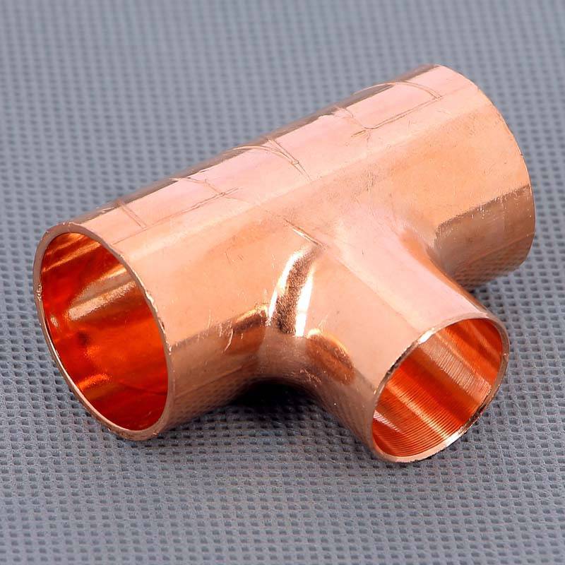 Тройник медный под пайку Viega 28х22х28 мм 101282