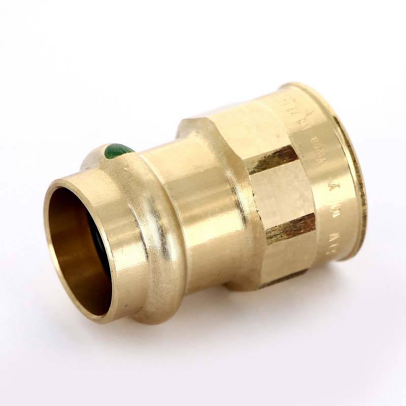 Муфта переходная пресс-В Viega Sanpress бронза 22х3/4 108465