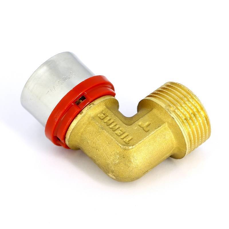 Угольник пресс с наружной резьбой Tiemme COMPACT 32 x 1 1660030