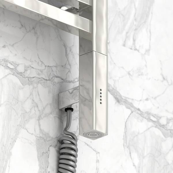 Полотенцесушитель электрический Сунержа Модус 3.0 500x600 мм левый без покрытия 00-5700-6050