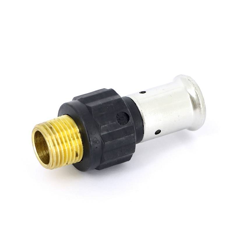 Муфта пресс с наружной резьбой Henco PVDF 20х1/2 17PK-2004