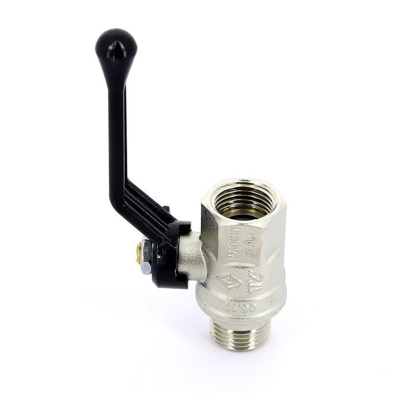 Кран шаровой Bugatti New Jersey 1/2 НР-ВР рычаг 09150003