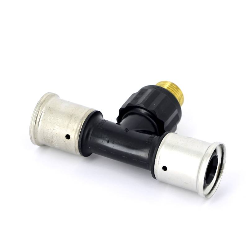 Тройник пресс с наружной резьбой HENCO PVDF 26х1/2х26 14PK-260426