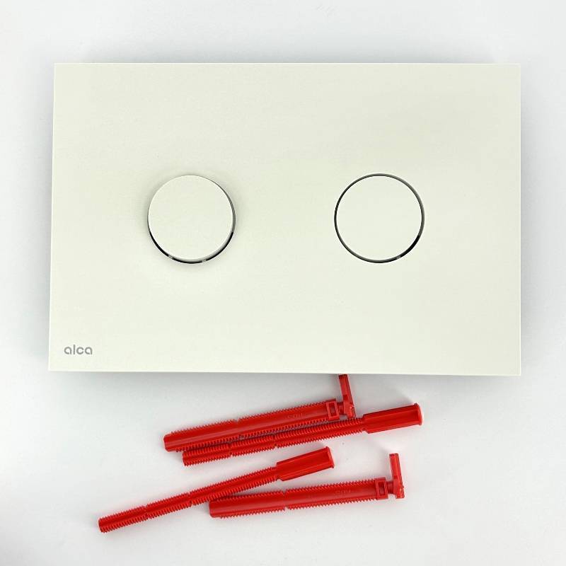 Кнопка смыва Alca Dot.Dot белый матовый M1976