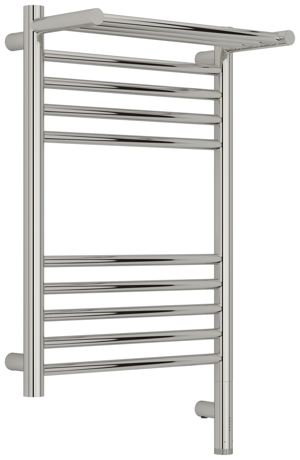 Полотенцесушитель электрический Сунержа Богема 3.1 с 1 полкой 400x600 мм правый без покрытия 00-6007-6040