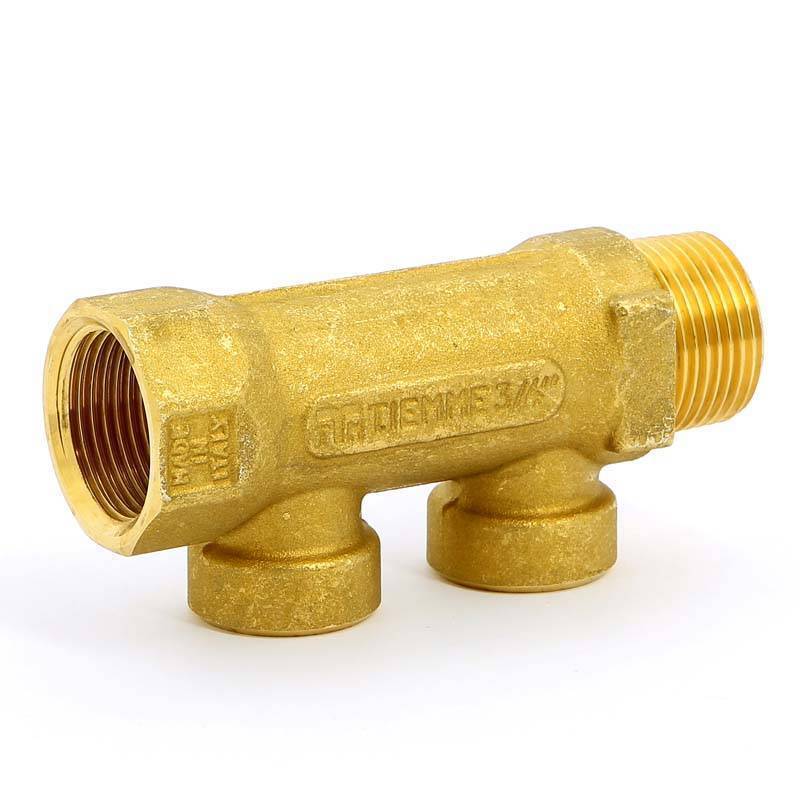 Коллектор TIEMME 3/4 НВ 2 выхода 1/2 В 36 мм 1910052