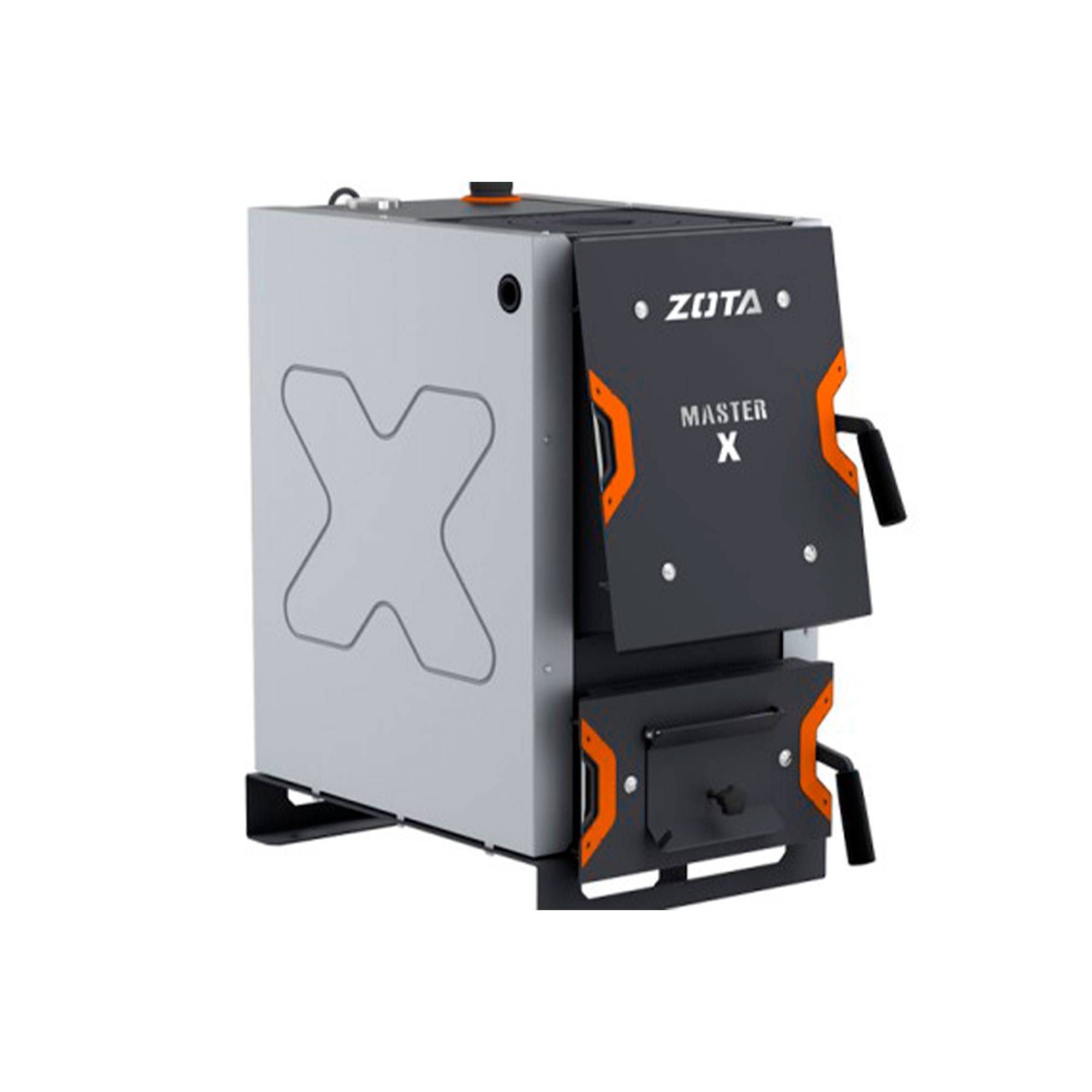 Котел твердотопливный ZOTA Master-X 18П с плитой 18 кВт MS4931120018