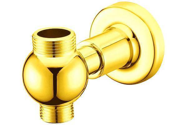 Штуцер для душевой стойки Boheme Imperiale золото 614