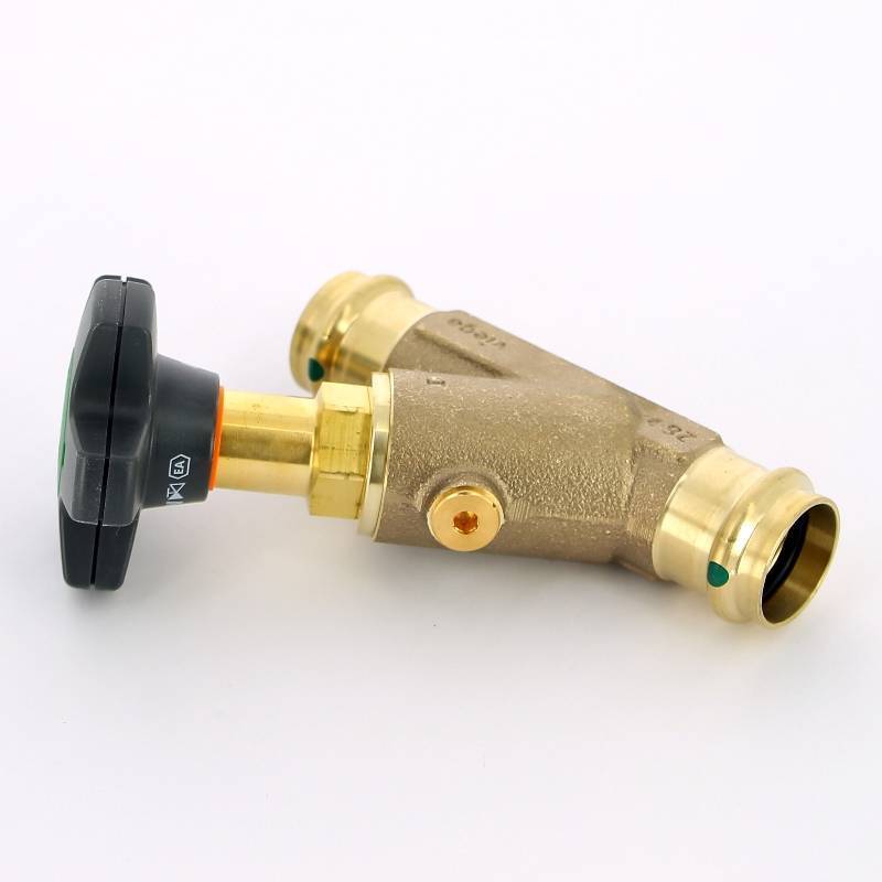 Вентиль комбинированный бронзовый Viega Easytop Basic CRV 28 мм 757229