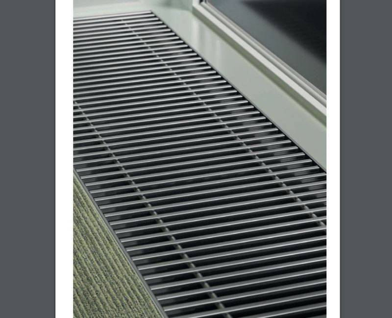 Внутрипольный конвектор Wilma Vitron 150х260х2750 мм 4-трубный естественная конвекция ВК.150.260.2750.4ТК