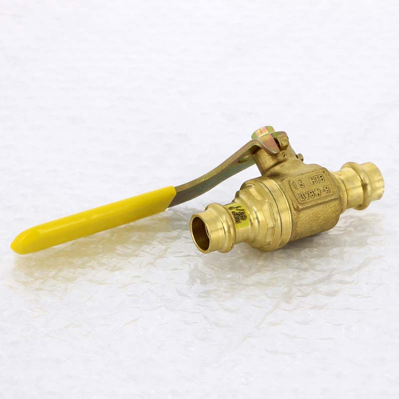 Кран шаровой пресс газовый Viega Profipress G бронза 15 мм 492854