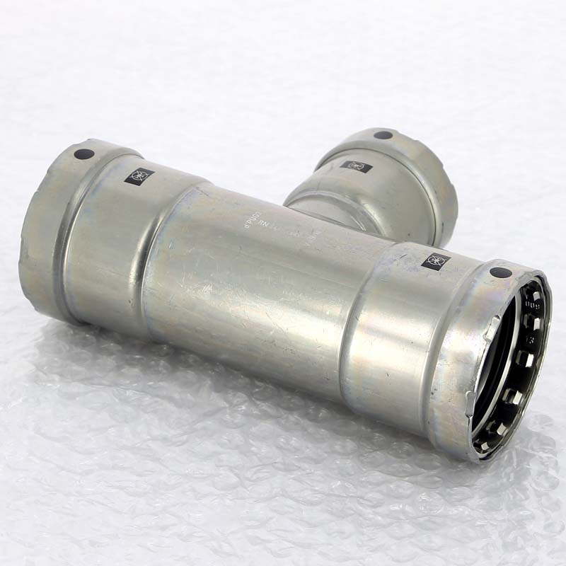 Тройник пресс Megapress Viega 2x1 1/2x2 695156