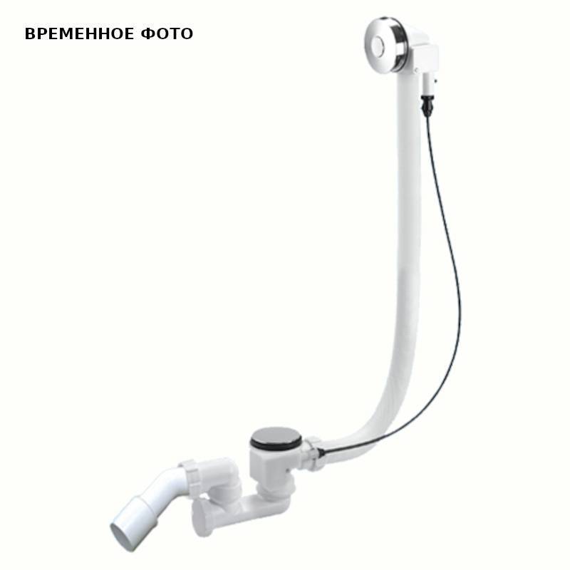 Слив-перелив для ванны McAlpine стандартный с автопереливом 575 мм 34 мм MRB13CB