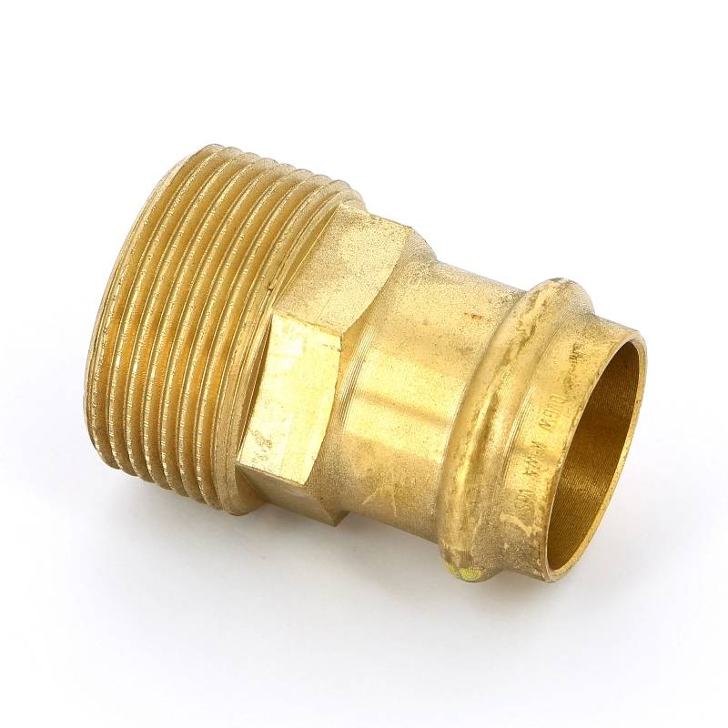 Муфта пресс с наружной резьбой Viega Profipress G 28 мм х 1 1/4 бронза 346294