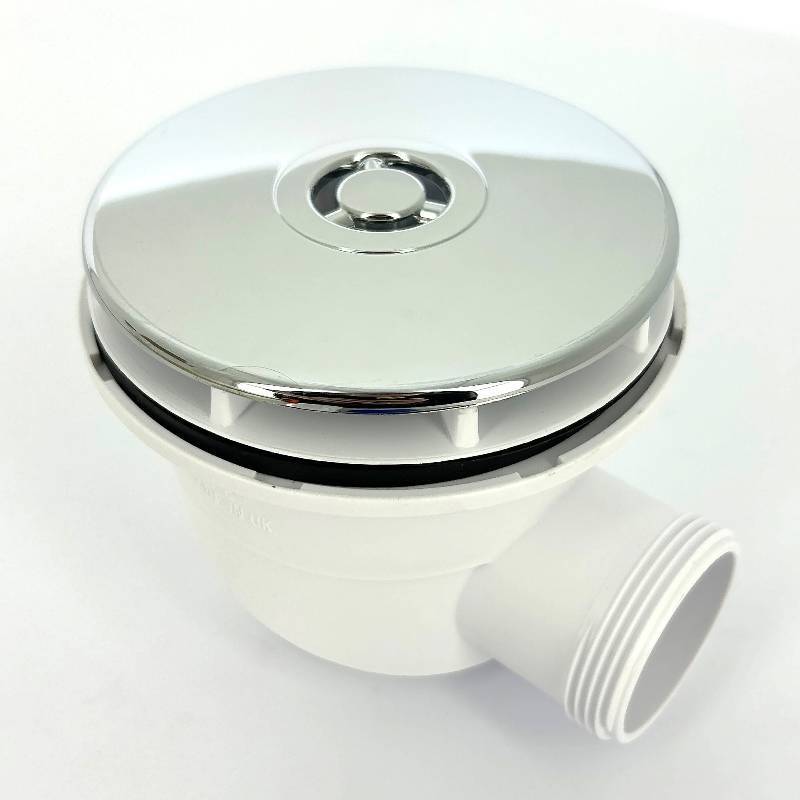 Сифон для поддона McAlpine MRS4C бутылочный слив 90-100 мм высота 82 мм хром MRS4C