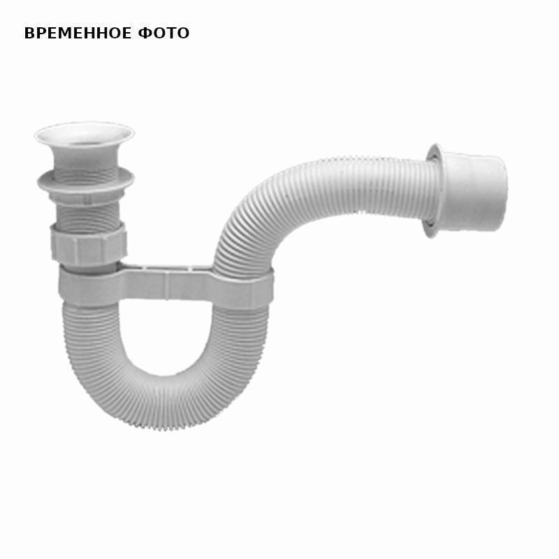 Сифон трубный S-образный McAlpine 1 1/4 x 50 мм выпуск 60 мм пластик MRW4