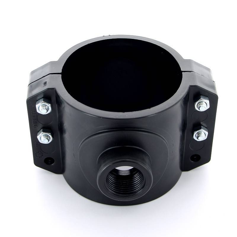 Седловая врезка Unidelta 110х1 4 болта для труб ПНД 1019110004