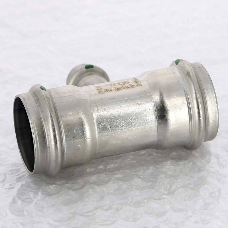 Тройник пресс Viega Sanpress Inox 35x15x35 мм нержавеющая сталь 435981