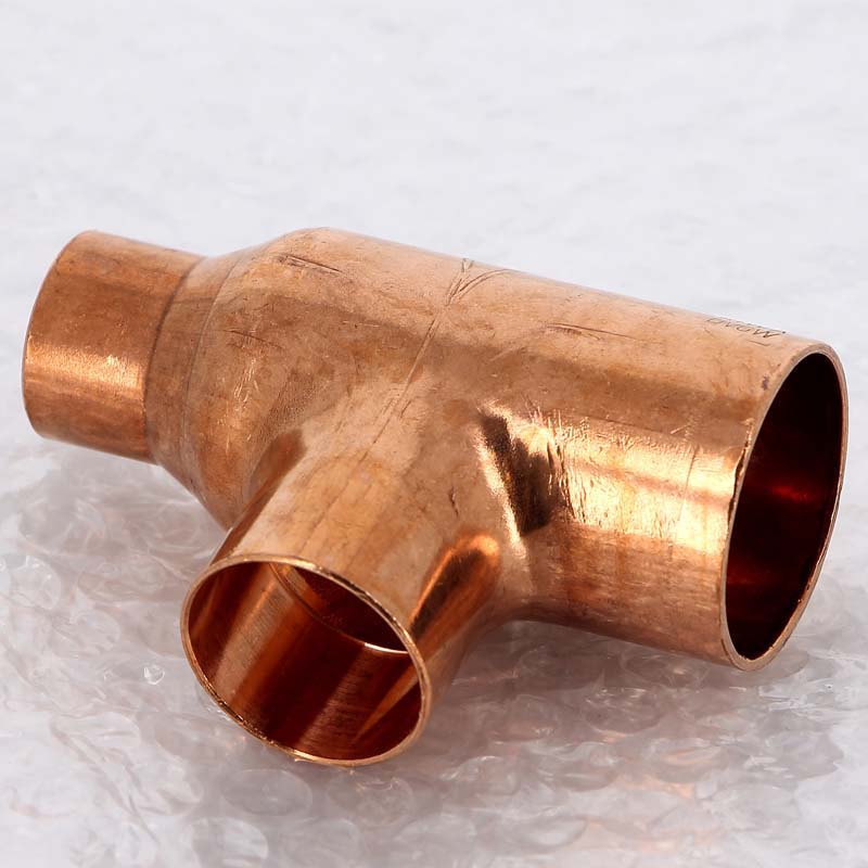 Тройник медный Viega под пайку 35х28х22 мм 122676