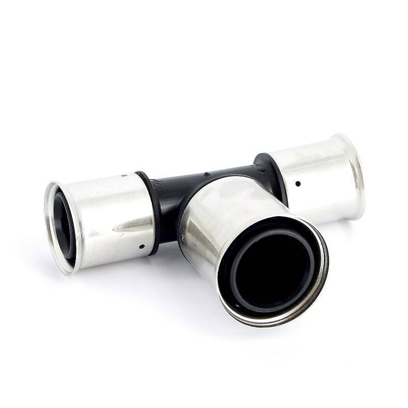 Тройник пресс PVDF Henco 40х50х40 мм 12PK-405040