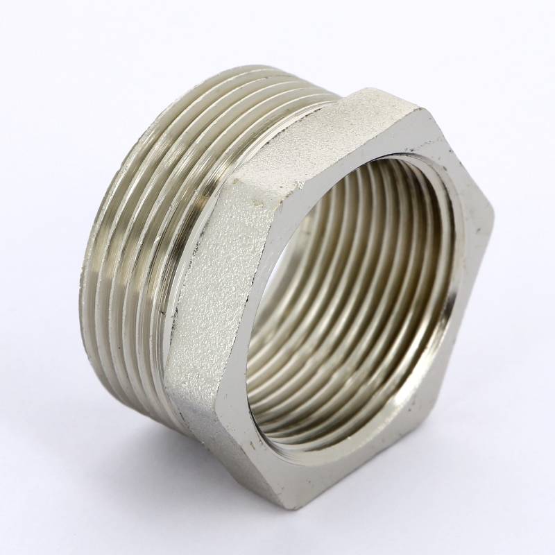 Футорка никелированная Uni-Fitt 1 1/4x1 1/2 НВ 604N6500