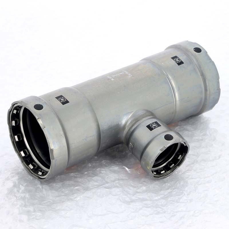 Тройник пресс Megapress Viega 2x1x2 695132