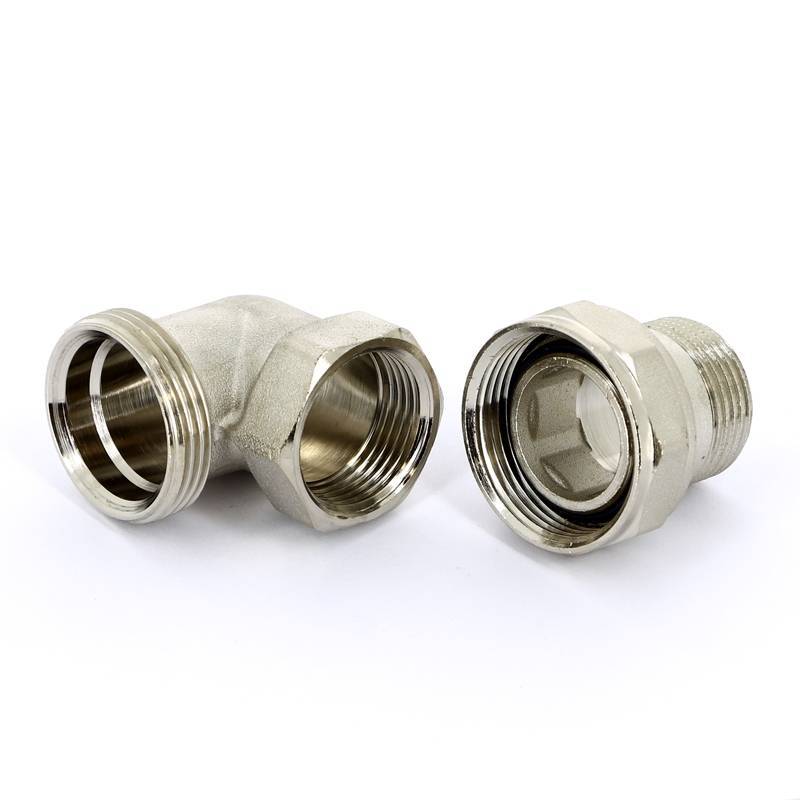 Разъемное соединение НВ Uni-Fitt угловое никелированное с O-ring 1/2 651N2000