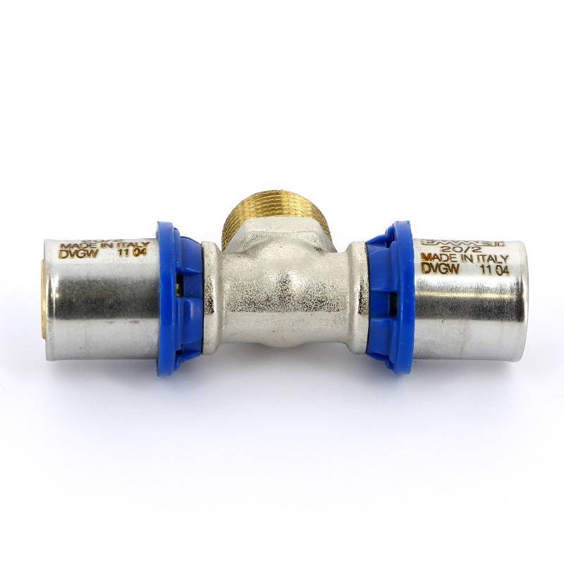 Тройник пресс с наружной резьбой EMMETI 26х3/4х26 28101418