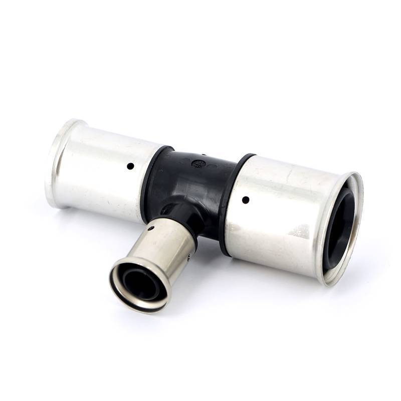 Тройник пресс PVDF Henco 40х20х32 мм 11PK-402032