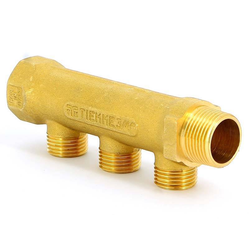 Коллектор TIEMME 3/4 НВ 3 выхода 1/2 Н 36 мм 1910002