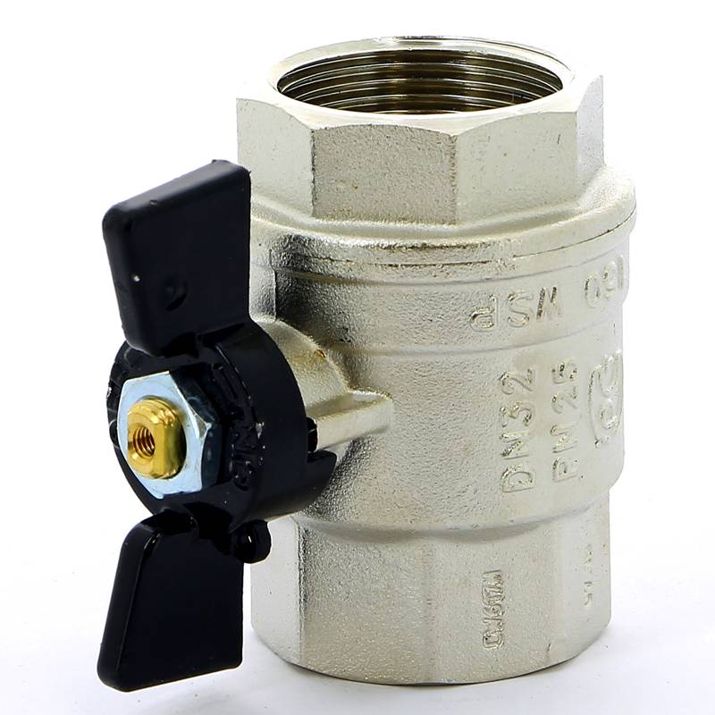 Кран шаровой Bugatti OREGON 1 1/4 ВВ бабочка 03020077