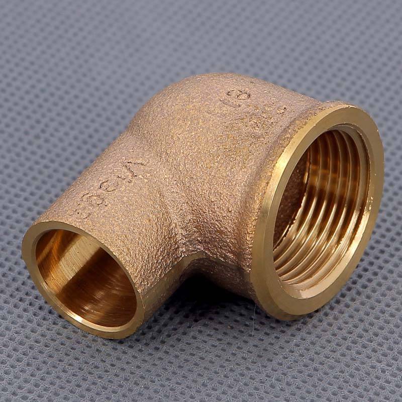 Угол 90° бронзовый Viega 94090G пайка-ВР 18x3/4 109011