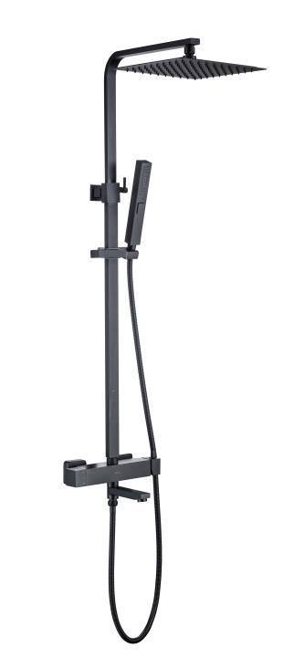 Душевая стойка Allen Brau Infinity черный матовый 5.21029-31