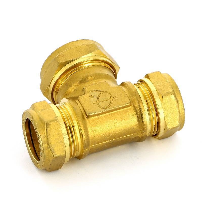 Тройник обжимной Tiemme 28х22х22 мм 1000174