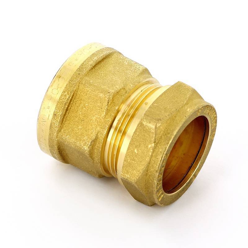 Муфта обжимная Tiemme 1100 28 мм х 1 ВР латунная 1000043