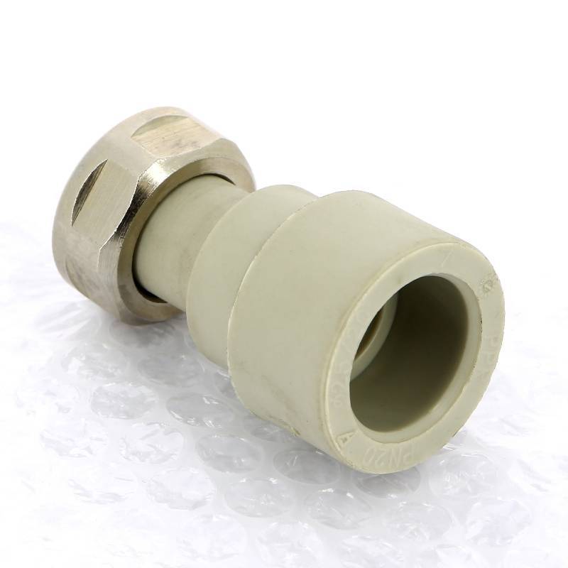 Муфта полипропиленовая FV-Plast с накидной гайкой пломбируемая 25x3/4 226027