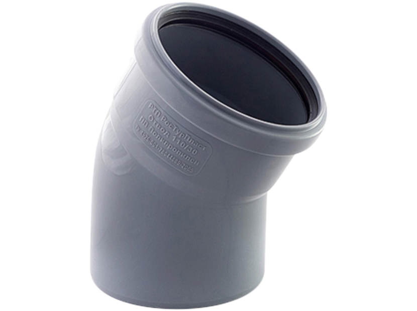 Отвод канализационный РТП BETA 110 мм 30° НС-1168586