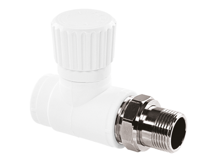 Вентиль радиаторный TEBO PP-R прямой 20x1/2 10-110301-020