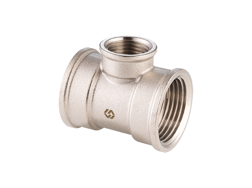 Тройник переходной MVI латунный с внутренней резьбой 1 1/4х1/2х1 1/4 BL.512.070407