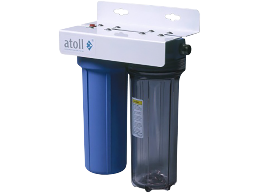 Фильтр магистральный Atoll I-21SC-ps STD двухступенчатый с механическим и умягчающим картриджами I-21SC-ps STD