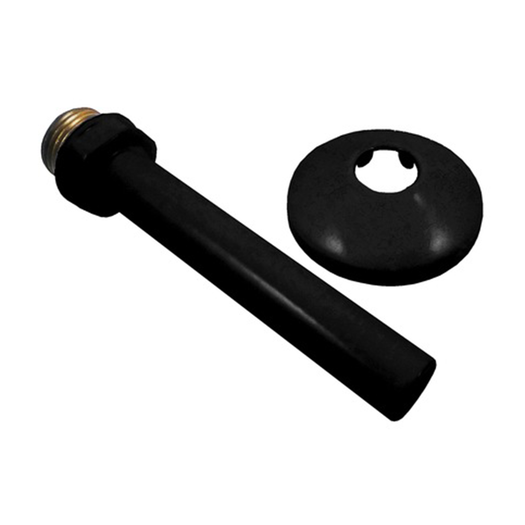 Трубка соединительная с розеткой Schlosser 15x1-1/2 HP 110 мм черная RAL 9005 1414373