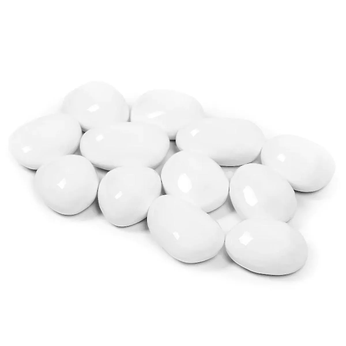 Набор керамических камней для биокамина Firelight M белый 12 шт 17999