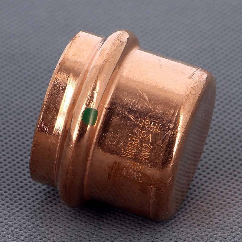 Заглушка пресс медная Viega Profipress 42 мм 349325