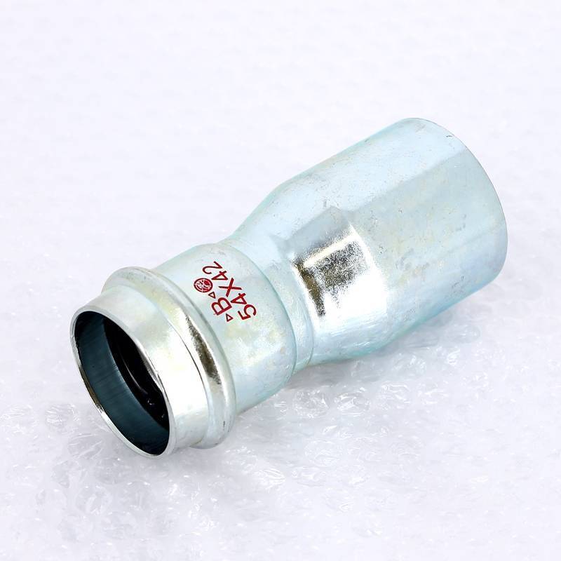 Муфта-вставка пресс IBP 54х42 мм редукционная оцинкованная сталь PC5243 0544200