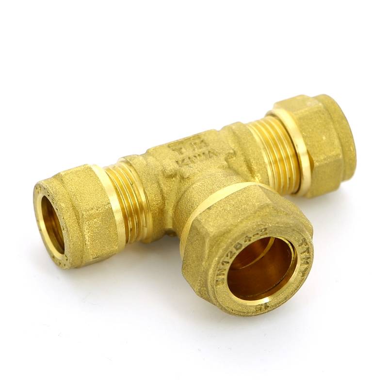 Тройник никелированный Tiemme 1/2x3/8x1/2 ВР-ВР-ВР 1500533