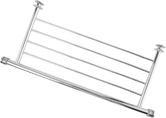 Полка для полотенцесушителя Сунержа прямая 4 перекладины 538x240 мм без покрытия 00-2012-4470