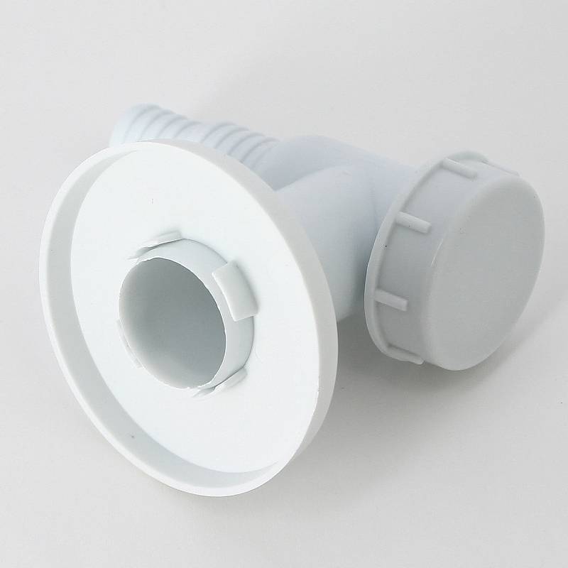 Сифон для стиральной машины Alcaplast наружный пластиковый белый APS2