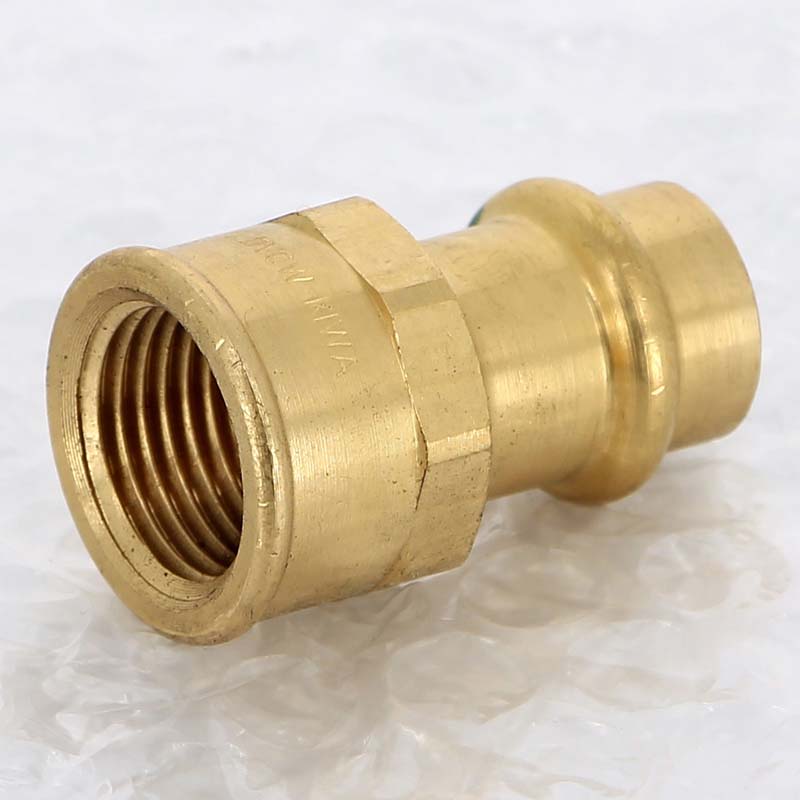 Муфта переходная пресс-В Viega Sanpress бронза 15х1/2 107543